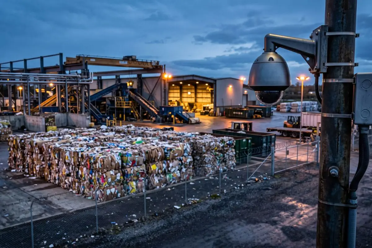 Monitorización de Cámaras de Seguridad en Plantas de Reciclaje